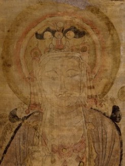 Avalokiteśvara in a Dunhuang painting (1919,0101,0.25)